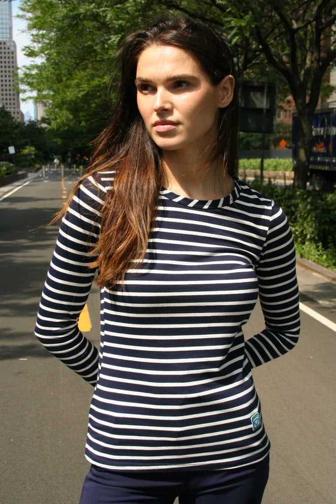womens stripe baselayer