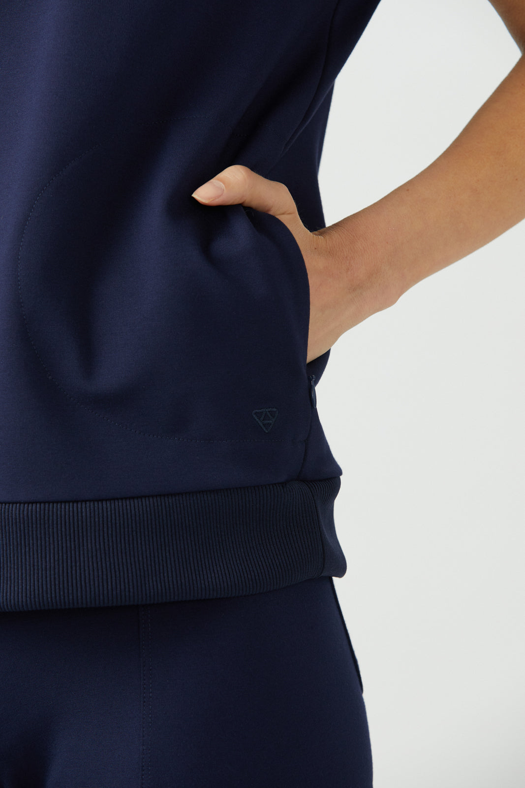 Welles - Half-Zip Mock-Tee | Women's Scrubs