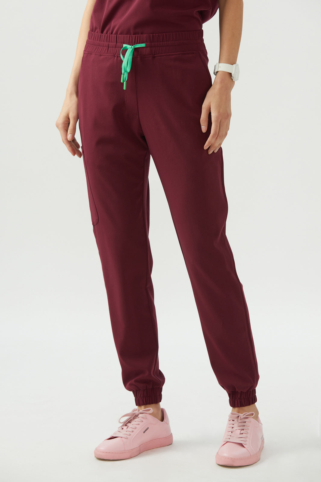 Maroon joggers womens hot sale